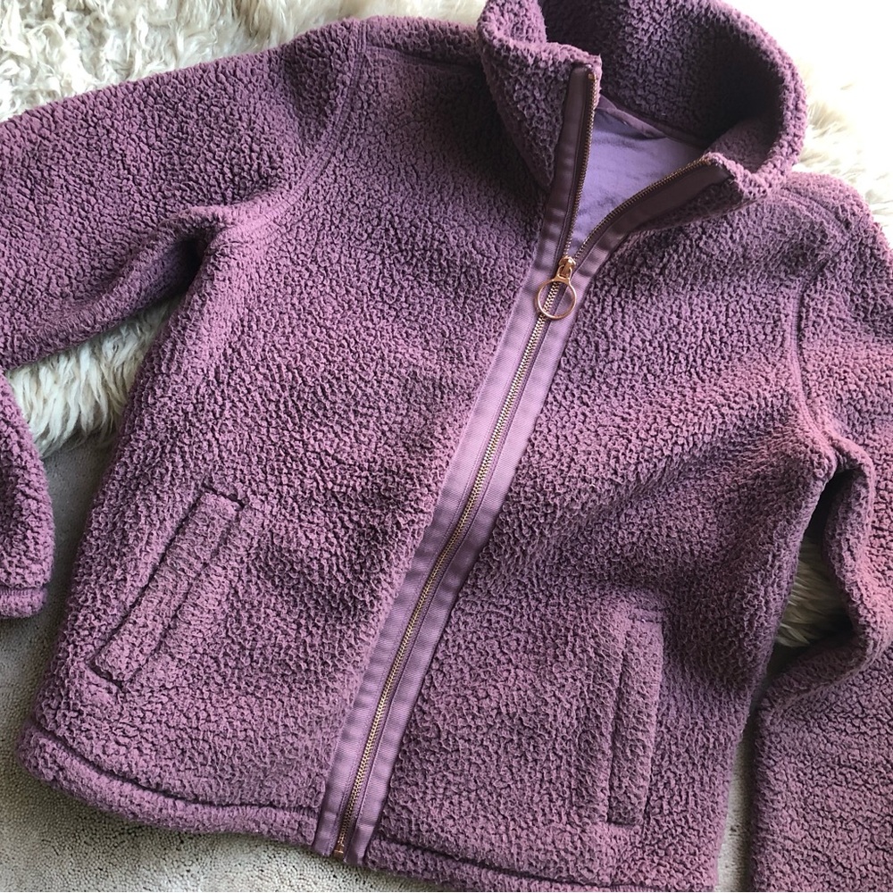 💜 4 for $25! 💜 Alo-inspired fleece zip jacket